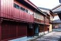 Kanazawa, Japan historic Geisha houses Royalty Free Stock Photo