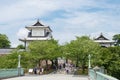 Kanazawa Castle Park in Kanazawa, Ishikawa, Japan. a famous historic site Royalty Free Stock Photo