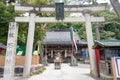 Ishiura Shrine in Kanazawa, Ishikawa, Japan. a famous historic site Royalty Free Stock Photo
