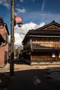Kanazawa, Japan. Street view in the old town