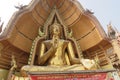 : Temple of the cave of the tiger Wat Tham Khao Noi.Golden Bud