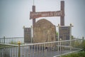 Monument of General Tawan Ruang sri on Chang suek Hill the border between Thailand-myanmar near etong village