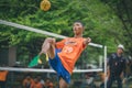 KANCHANABURI THAILAND - JULY 18 : Unidentified students playin Royalty Free Stock Photo