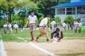 KANCHANABURI THAILAND - OCTOBER 8 : Unidentified Students help