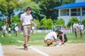 KANCHANABURI THAILAND - OCTOBER 8 : Unidentified Students help