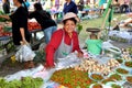 Kanchanaburi, Thailand: Woman Vendor at Market
