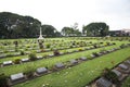 Kanchanaburi War Cemetery, Thailand Royalty Free Stock Photo