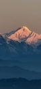 Kanchanjangha the himalayan beauty at the time of sunrise Royalty Free Stock Photo