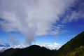 Kanchenjunga Peak Shown after cloudy Weather