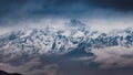 Kanchenjunga snow peaks