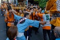 Kanda Matsuri in small streets of Tokyo center Royalty Free Stock Photo