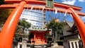 Suehiroinari Shrine Kanda Myojin Setosha Torii Shinto shrine Royalty Free Stock Photo