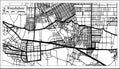 Kandahar Afghanistan City Map in Black and White Color in Retro Style. Outline Map