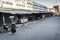 Kandal market street in central urban phnom penh city cambodia Royalty Free Stock Photo