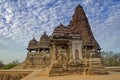 Kandariya Mahadeva Temple, Khajuraho, India-UNESCO world heritage site Royalty Free Stock Photo