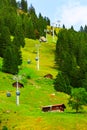 Kandersteg cable car to Oeschinensee, Switzerland