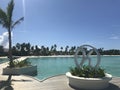 Kandima Hotel Maldives - jetty with logo