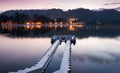 Kandy Lake at Sunrise, Kandy, Sri Lanka, Asia