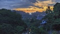 Sunset over Kandy - Sri lanka Royalty Free Stock Photo