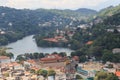 A view from above of the city of Kandy Sri Lanka Royalty Free Stock Photo