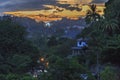 Sunset over Kandy - Sri lanka Royalty Free Stock Photo