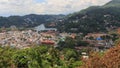A view from above of the city of Kandy Sri Lanka Royalty Free Stock Photo