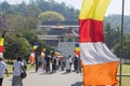 Kandy, Sri Lanka: 03/19/2019: Sri Dalada Maligawa Buddhist shrine housing scared tooth relic of Budda Royalty Free Stock Photo