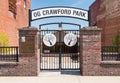 Kane, Pennsylvania, USA May 9, 2023 The entrance to the OG Crawford Park on North Fraley Street