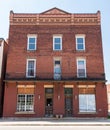 Kane, Pennsylvania, USA May 9, 2023 An old, three story building on North Fraley Street