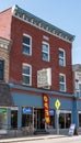 Kane, Pennsylvania, USA May 9, 2023 A three story brick building on North Fraley Street