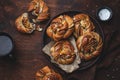 Kanelbullar, swedish cinnamon and cardamon buns