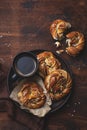 Kanelbullar, swedish cinnamon and cardamon buns