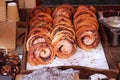 Kanelbulle cinnamon roll Royalty Free Stock Photo