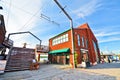 Kanemori Red Brick Warehouses in Hakodate, Hokkaido, Japan Royalty Free Stock Photo