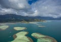 Kaneohe Bay, Sandbar,Oahu, Hawaii Royalty Free Stock Photo