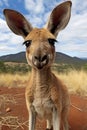 Kangaroo in the Australian Outback, Northern Territory, Australia Royalty Free Stock Photo