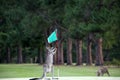 Kangaroo on a golf course in Australia Royalty Free Stock Photo