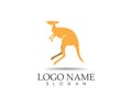 Kangaroo icon logo design vector illustration Royalty Free Stock Photo