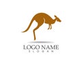 Kangaroo icon logo design vector illustration Royalty Free Stock Photo