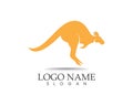 Kangaroo icon logo design vector illustration Royalty Free Stock Photo
