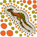 Kangaroo illustration Royalty Free Stock Photo