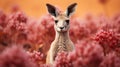 Minimalist Kangaroo Photography In The Style Of John Wilhelm