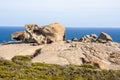 Kangaroo Island, Australia - January 3, 2009: Tourists visiting the Remarkable rocks, Kangaroo Island Royalty Free Stock Photo