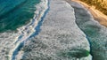 Kangaroo Island, Australia. Shelly Beach at sunset from drone Royalty Free Stock Photo