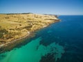 Kangaroo Island coastline near Snelling Beach aerial view, South