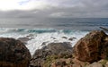 Kangaroo Island rocky coastline Royalty Free Stock Photo