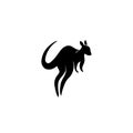 Kangaroo logo icon design vector illustration