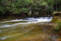 The Kangaroo River at Belmore Falls, NSW, Australia Royalty Free Stock Photo