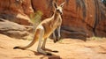 Ultra Realistic Kangaroo Photo In Maia Flore Style