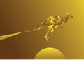 Kangaroo. Vector illustration decorative design Royalty Free Stock Photo